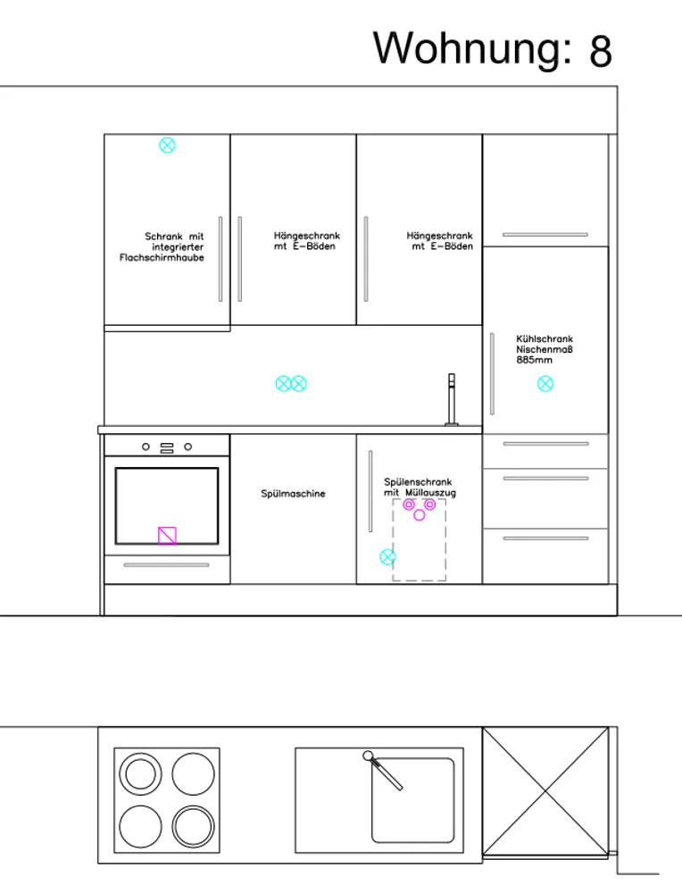 2 Zimmer Wohnung mit 50 m² in Münster – Bild 11
