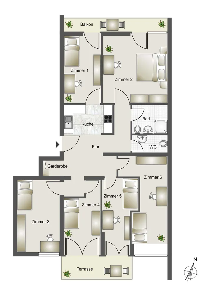 WG-Zimmer in München – Bild 5