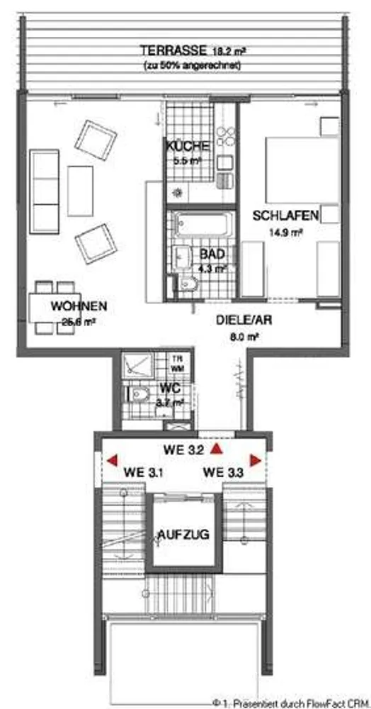 2 Zimmer Wohnung mit 71 m² in Köln – Bild 10