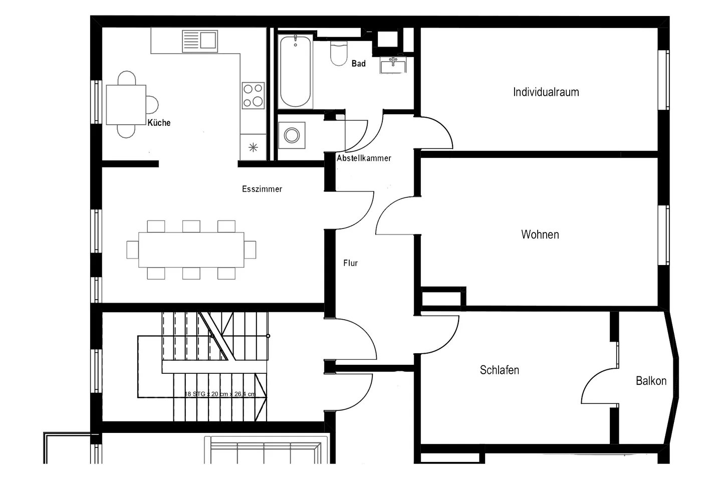 3 Zimmer Wohnung mit 88 m² in Erfurt – Bild 3