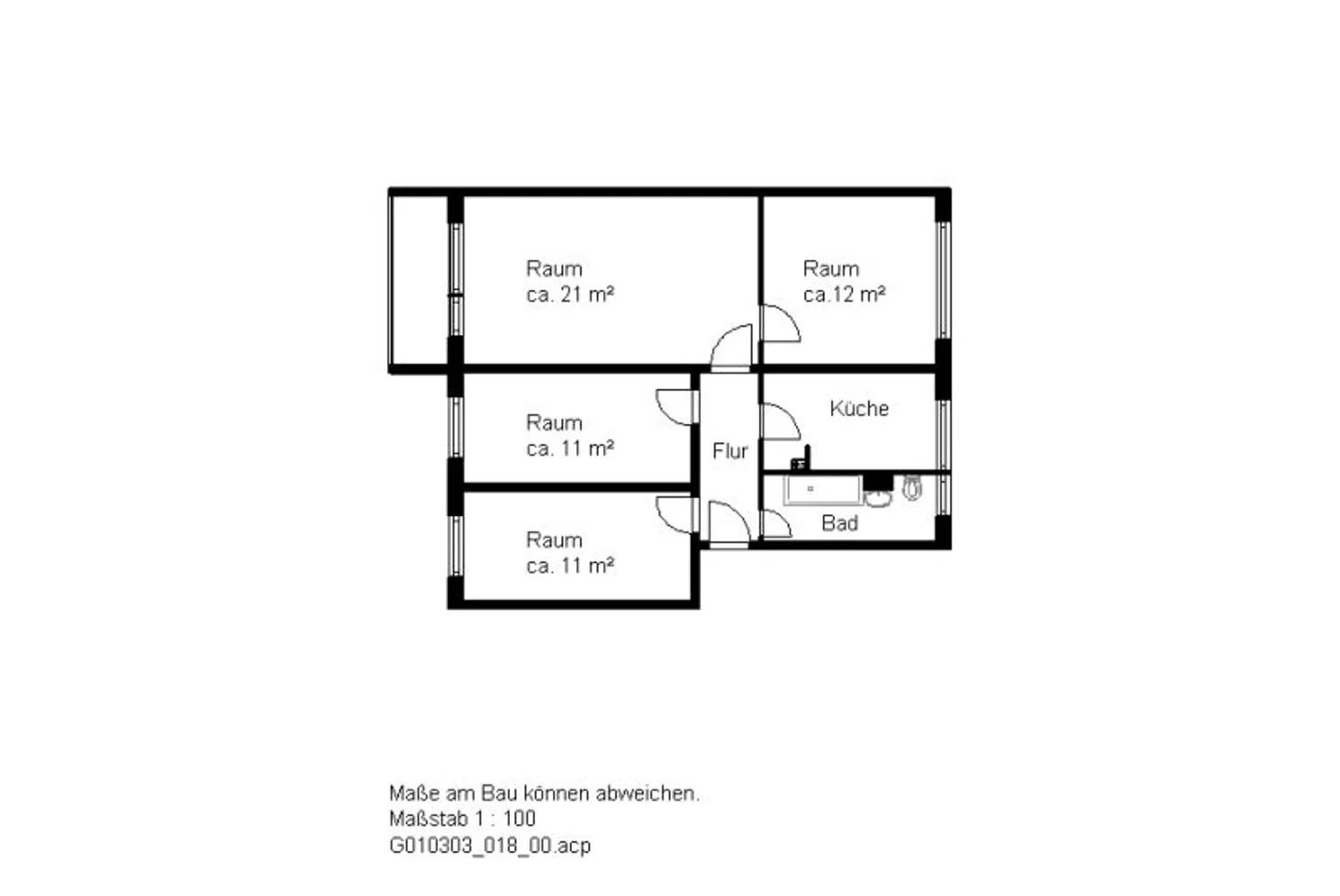 4 room apartment with 71 m² in Halle (Saale) – Photo 9