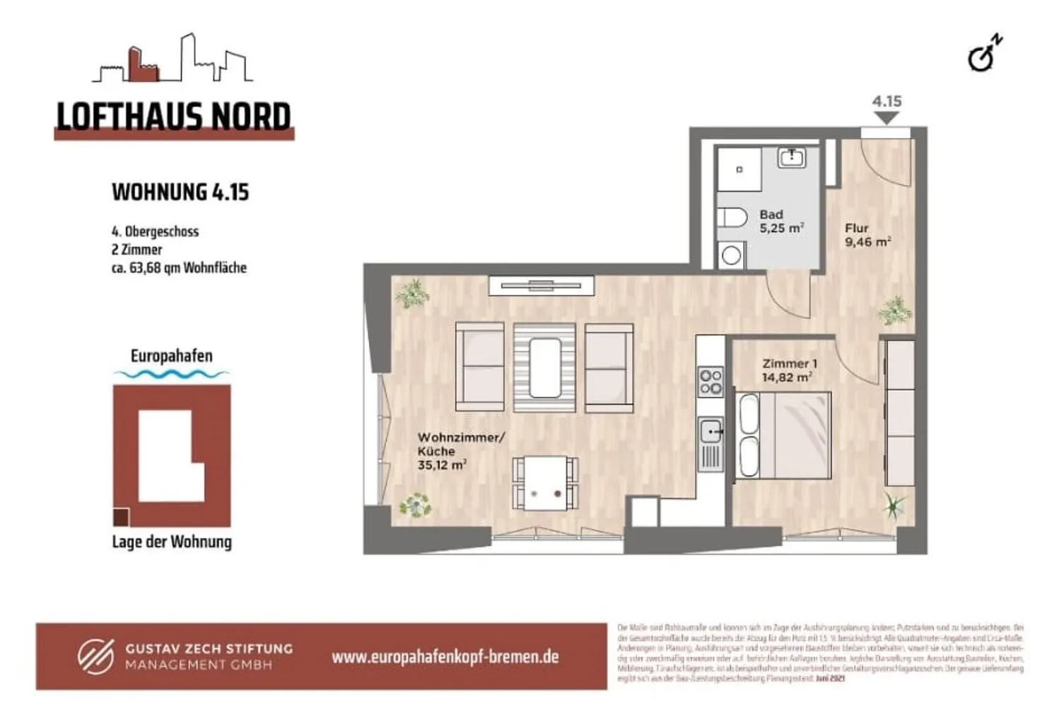2 Zimmer Wohnung mit 64 m² in Bremen – Bild 8