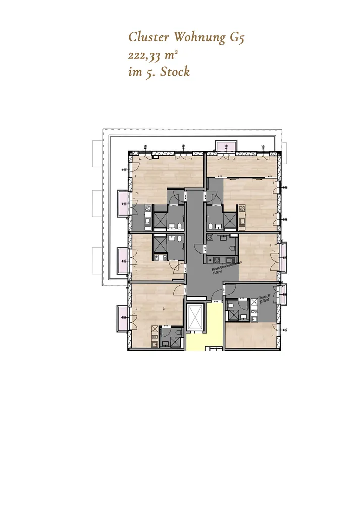 7 Zimmer Wohnung mit 222 m² in München – Bild 7