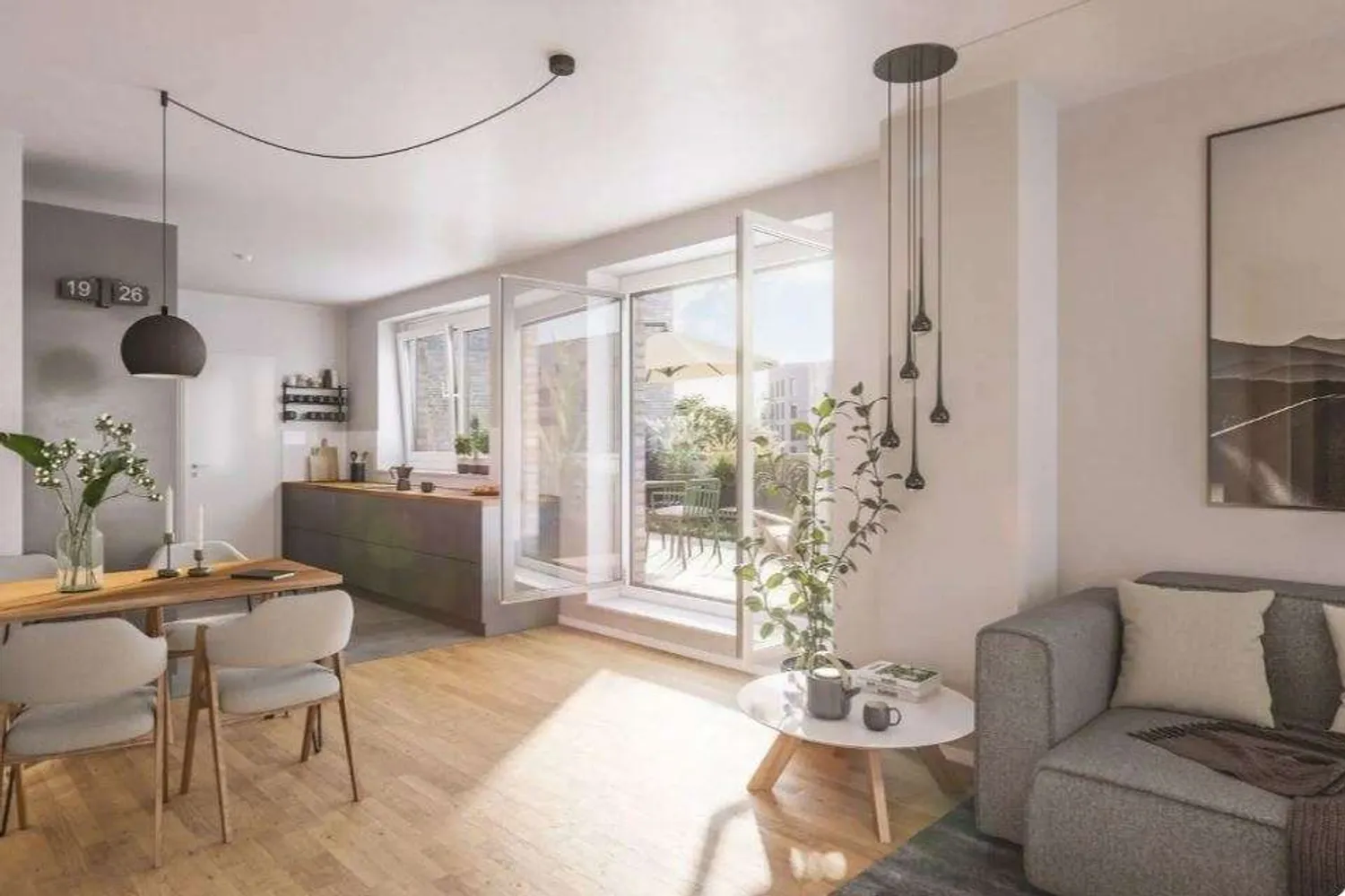 2 Zimmer Wohnung mit 61 m² in Hamburg – Bild 2