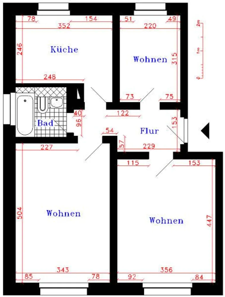 1 Zimmer Wohnung mit 28 m² in Merseburg – Bild 5