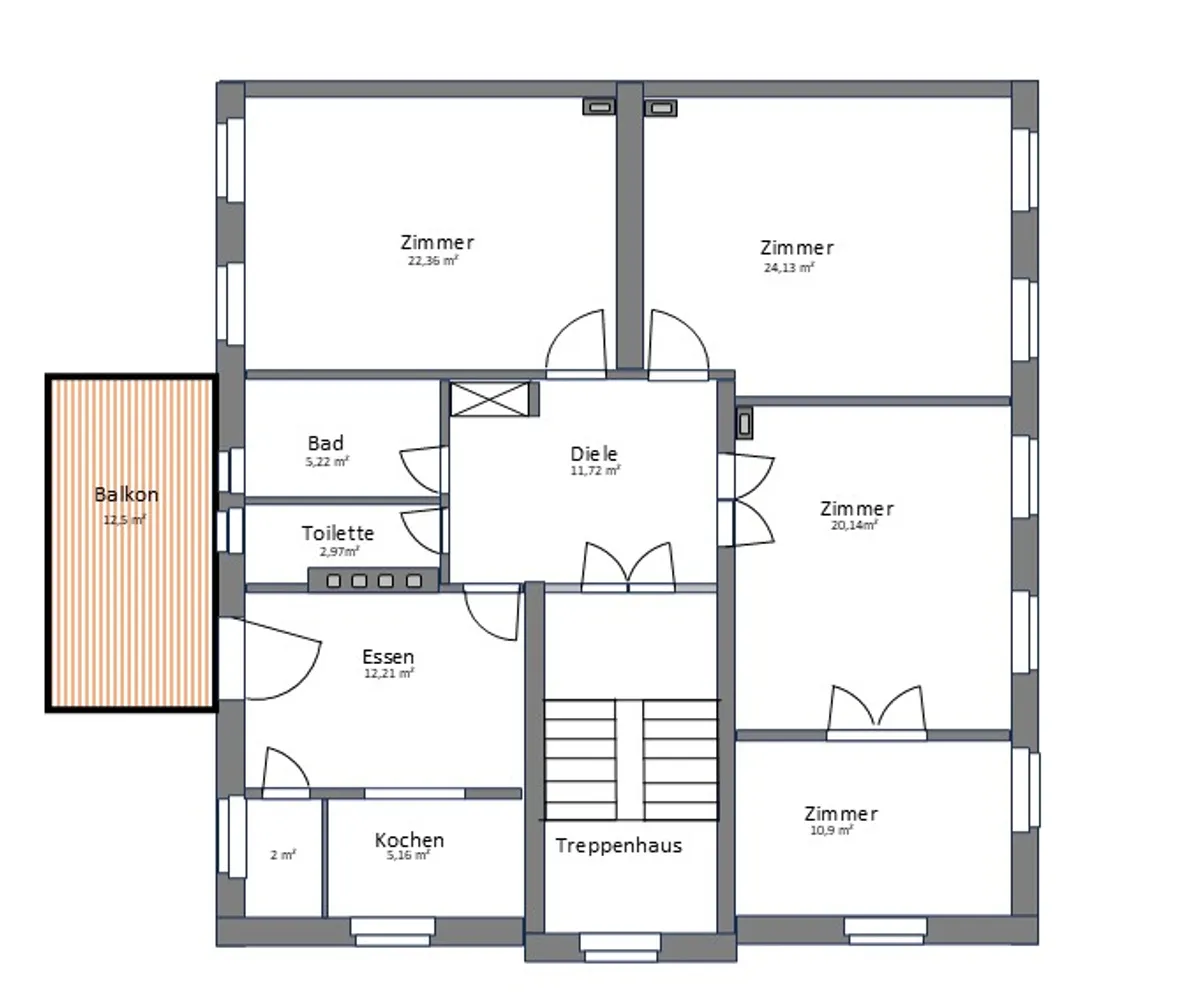 4 Zimmer Wohnung mit 120 m² in Mönchengladbach – Bild 9
