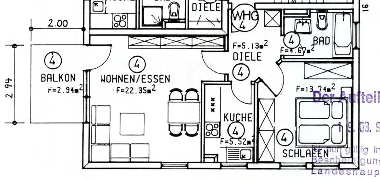 2 Zimmer Wohnung mit 54 m² in Stuttgart – Bild 2