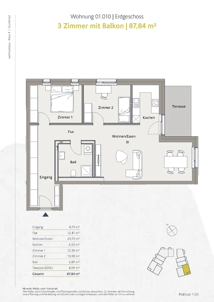 3 Zimmer Wohnung mit 88 m² in Halle (Saale) – Bild 11