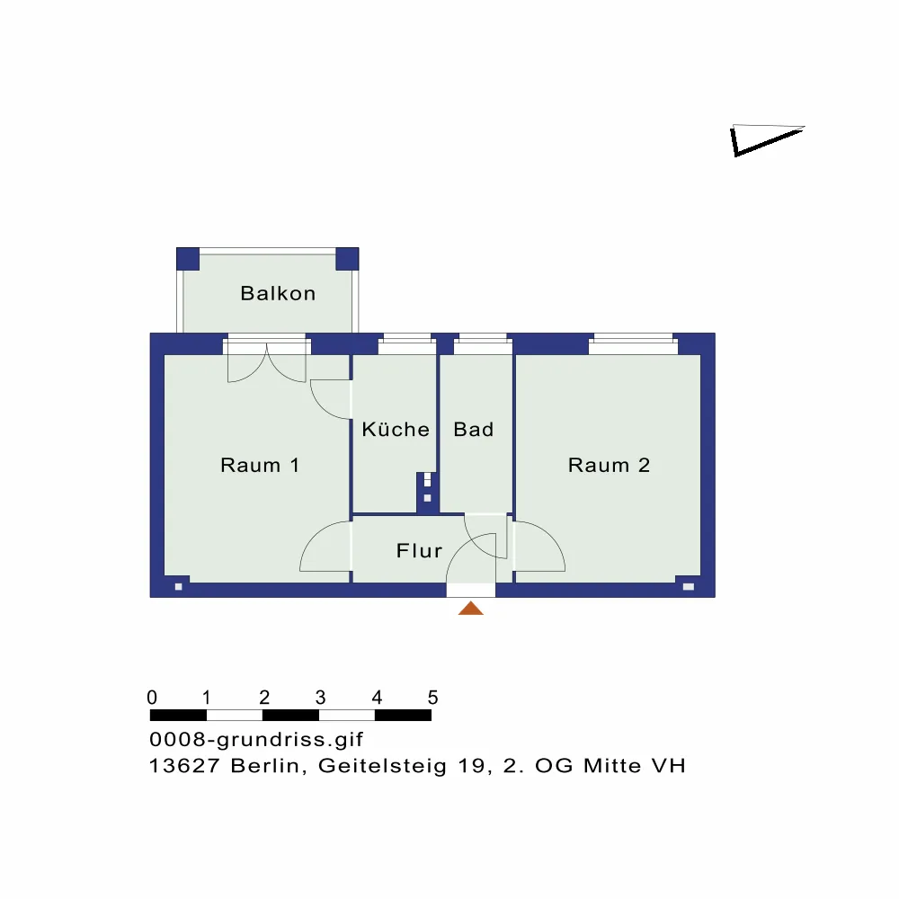 2 Zimmer Wohnung mit 39 m² in Berlin – Bild 9