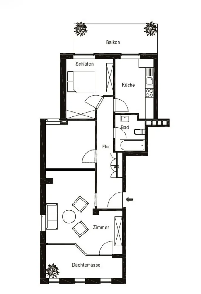 3 Zimmer Wohnung mit 86 m² in Hamburg – Bild 9