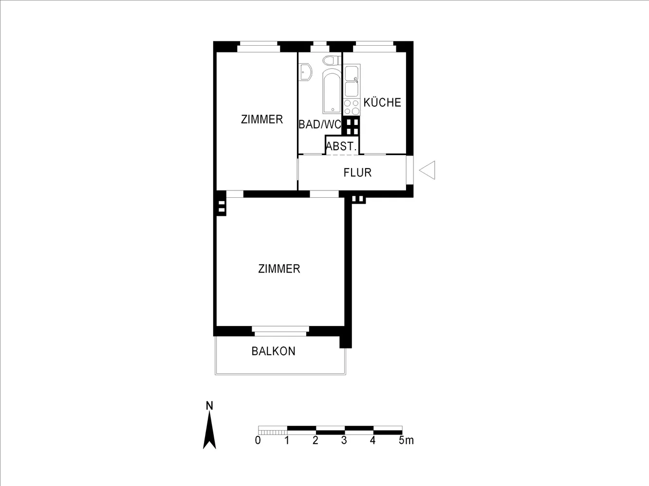 2 Zimmer Wohnung mit 53 m² in Berlin – Bild 2