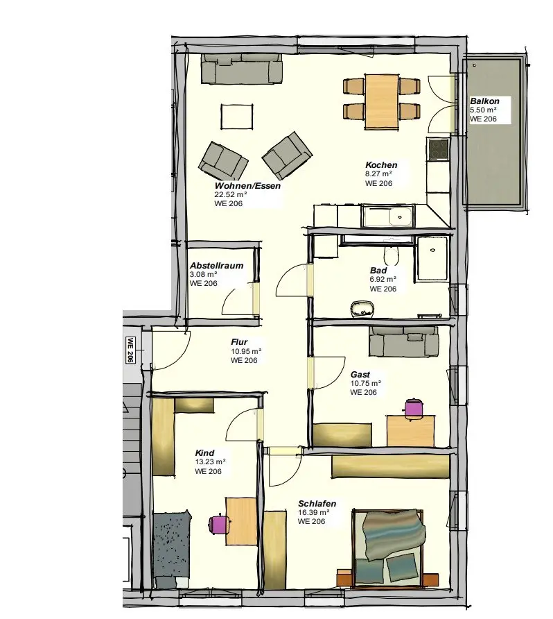 4 room apartment with 95 m² in Magdeburg – Photo 10