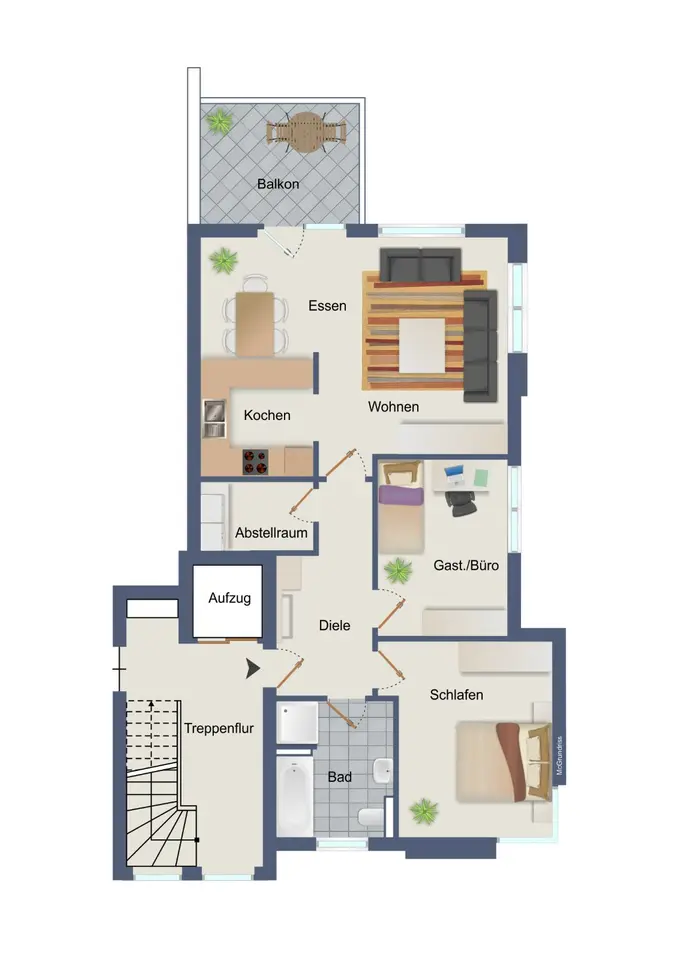 2 Zimmer Wohnung mit 41 m² in Lingen – Bild 5