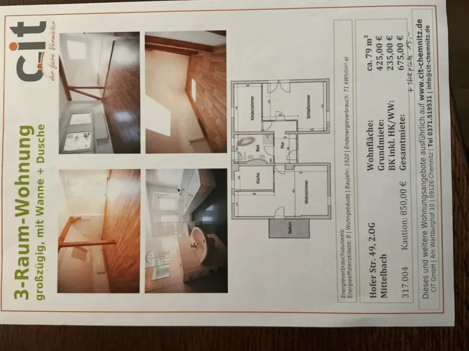 3 room apartment with 79 m² in Chemnitz – Photo 3