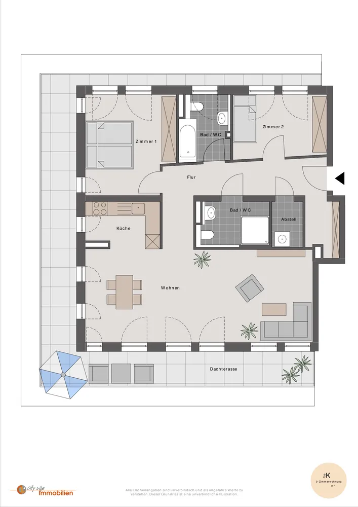 3 Zimmer Wohnung mit 109 m² in Mannheim – Bild 5
