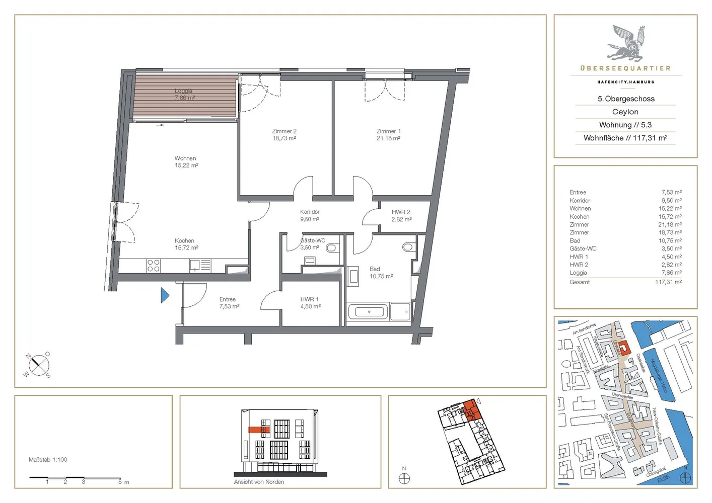 3 Zimmer Wohnung mit 117 m² in Hamburg – Bild 9