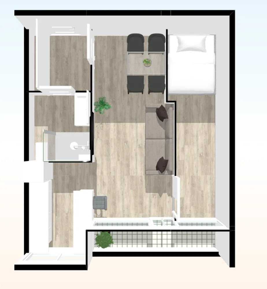 2 Zimmer Wohnung mit 48 m² in Düsseldorf – Bild 9