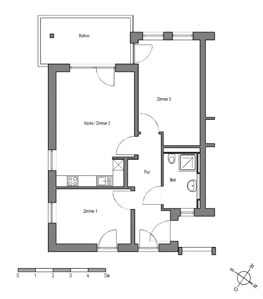 3 room apartment with 76 m² in Bielefeld – Photo 3