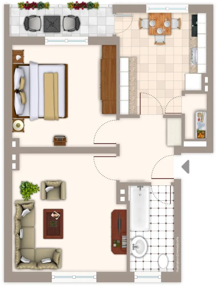 2 Zimmer Wohnung mit 57 m² in Mönchengladbach – Bild 5