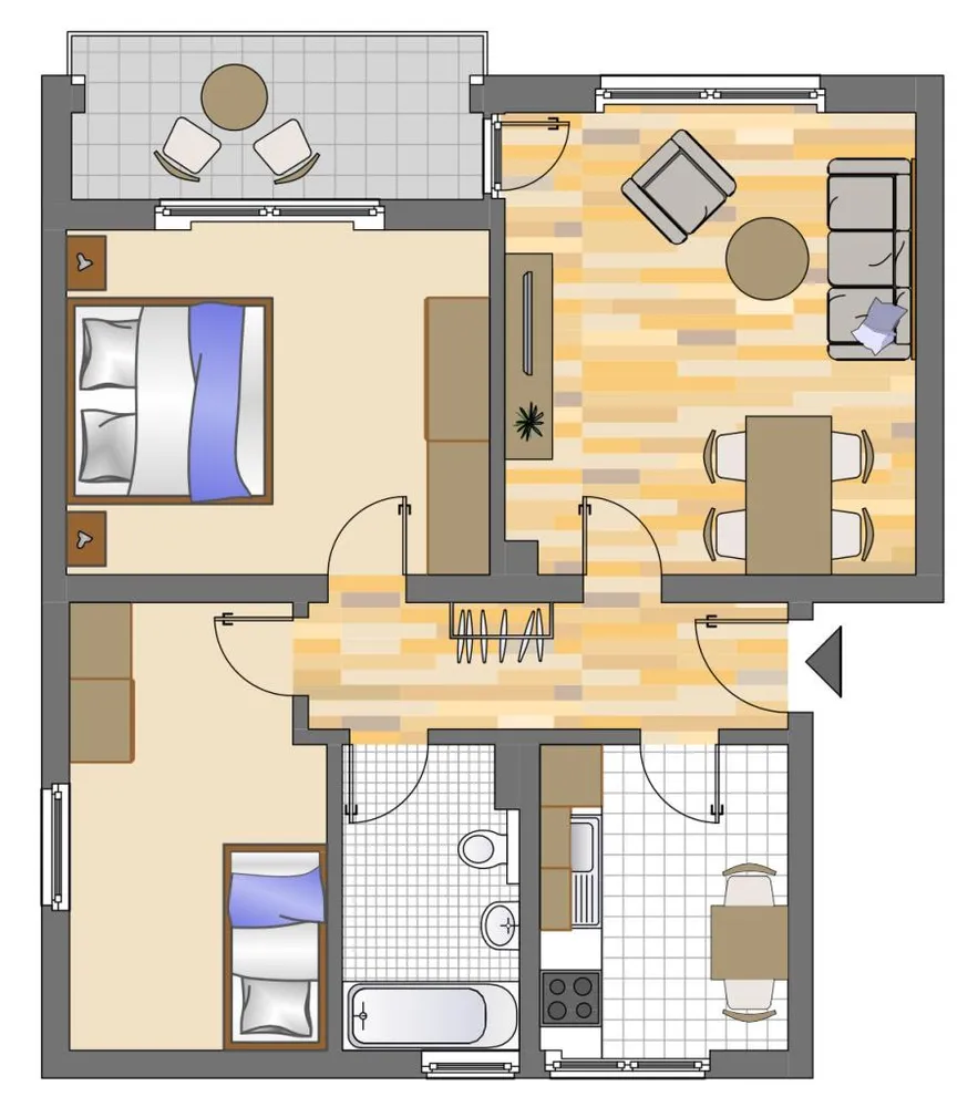 3 Zimmer Wohnung mit 63 m² in Gelsenkirchen – Bild 4