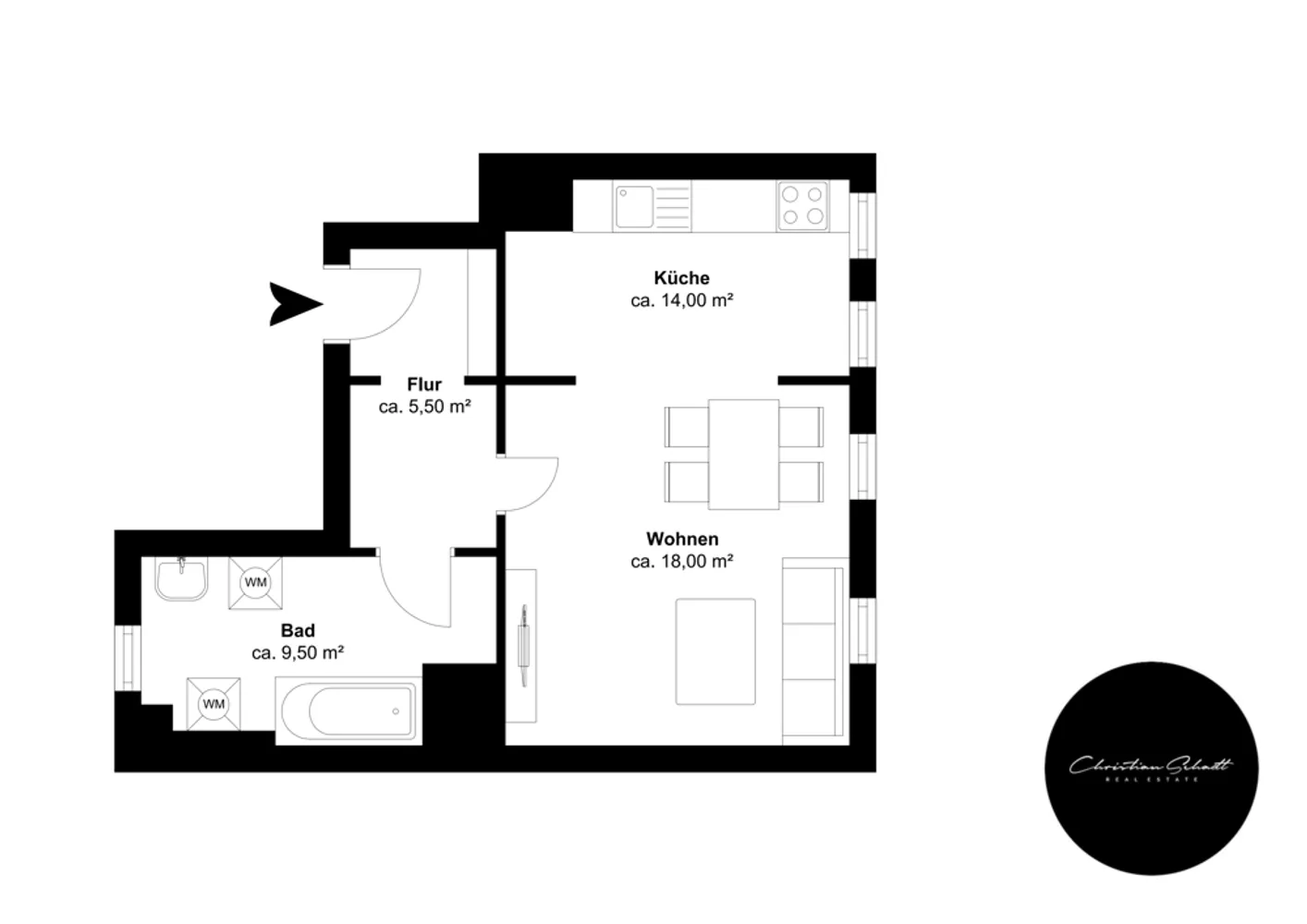 1 Zimmer Wohnung mit 47 m² in Leipzig – Bild 9