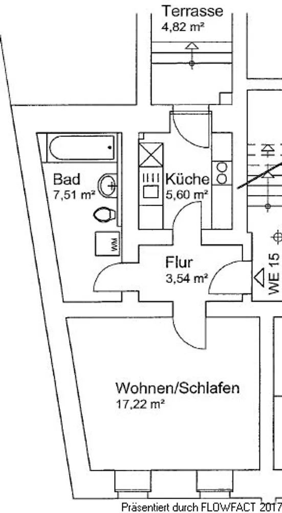 1 Zimmer Wohnung mit 42 m² in Halle (Saale) – Bild 5