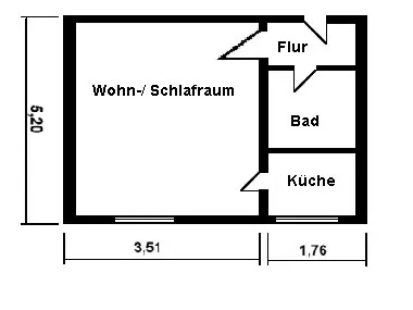 2 Zimmer Wohnung mit 28 m² in Regensburg – Bild 6