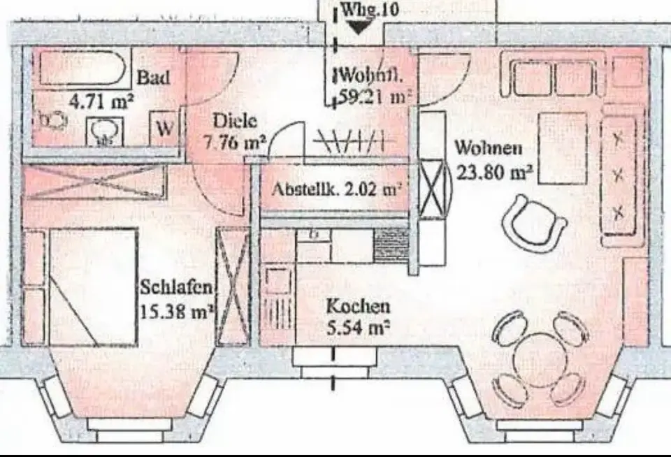 2 Zimmer Wohnung mit 60 m² in Chemnitz – Bild 6