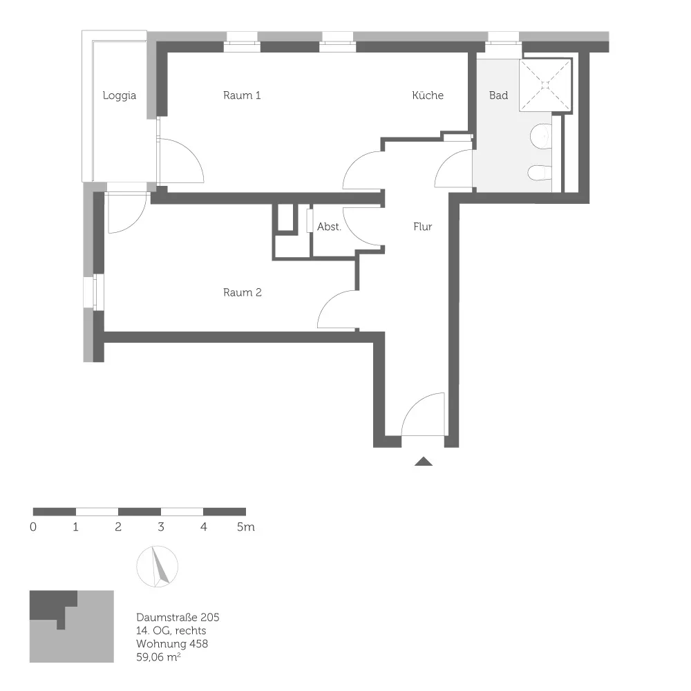 2 Zimmer Wohnung mit 59 m² in Berlin – Bild 10