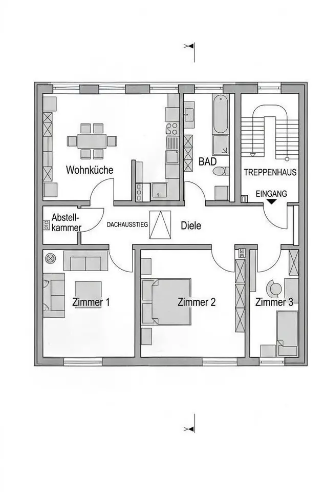 4 Zimmer Wohnung mit 94 m² in Schwerin – Bild 5