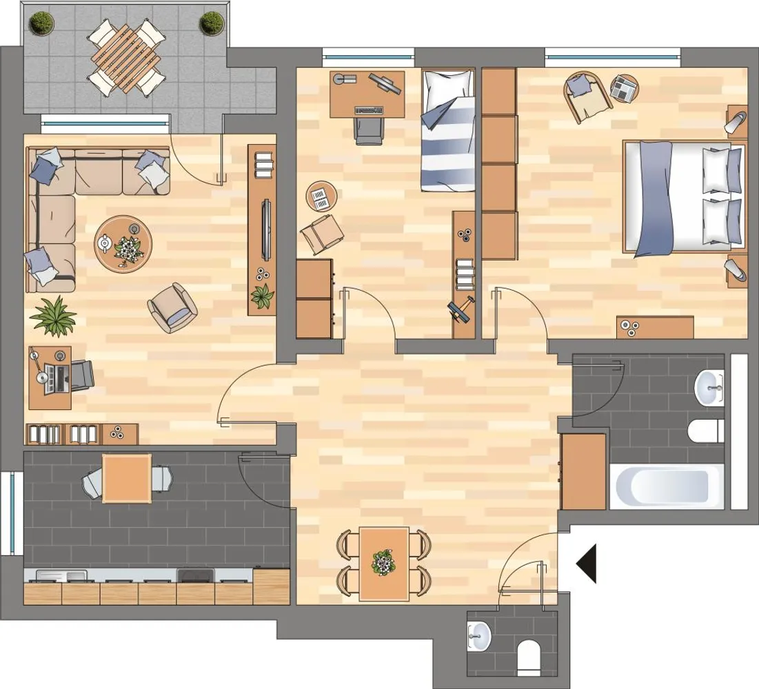 3 Zimmer Wohnung mit 77 m² in Witten – Bild 6