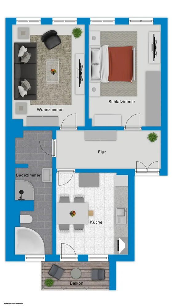 2 room apartment with 81 m² in Leipzig – Photo 9
