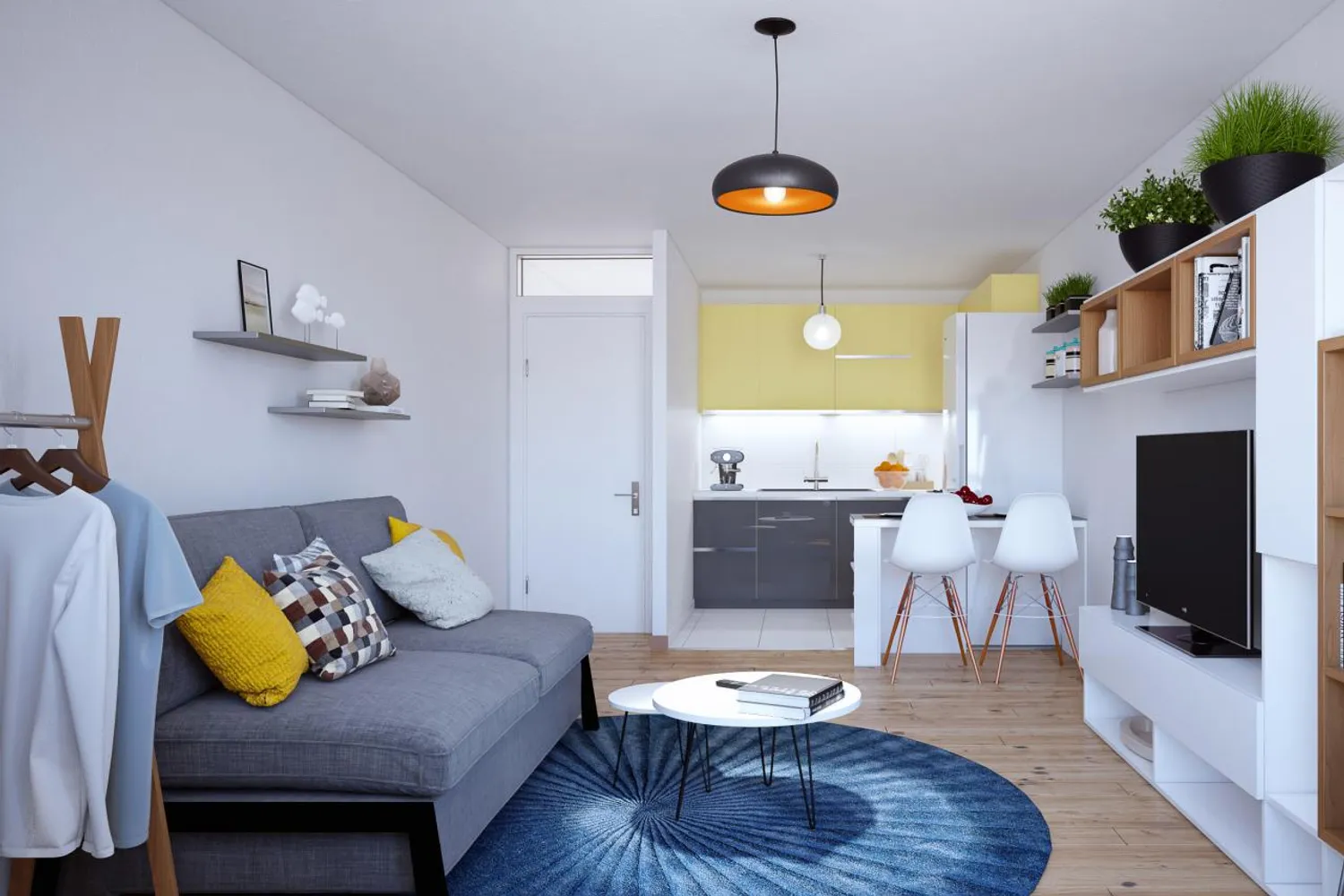 1 room apartment with 33 m² in Magdeburg – Photo 1