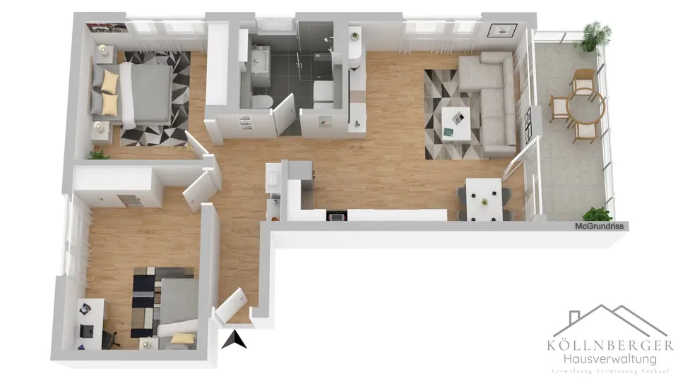 Studio mit 27 m² in Deggendorf – Bild 4
