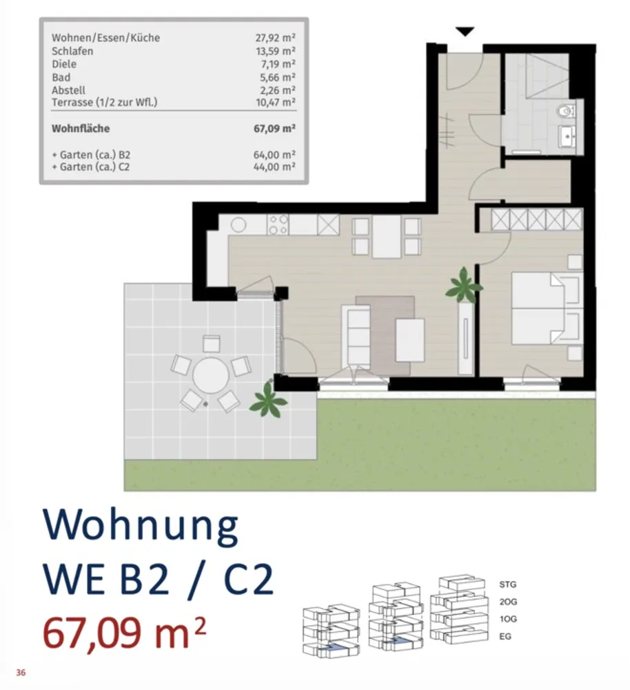 2 Zimmer Wohnung mit 67 m² in Krefeld – Bild 5