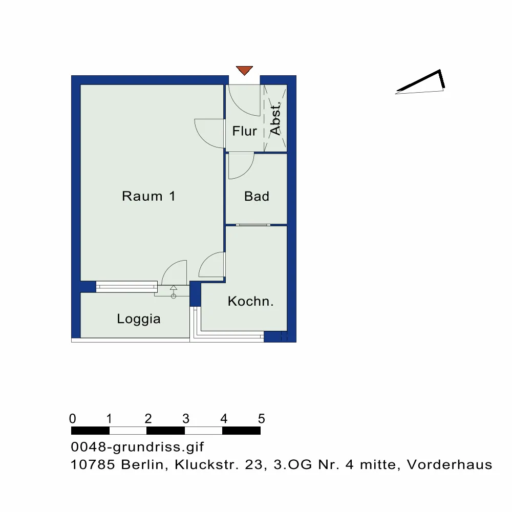 1 Zimmer Wohnung mit 33 m² in Berlin – Bild 2