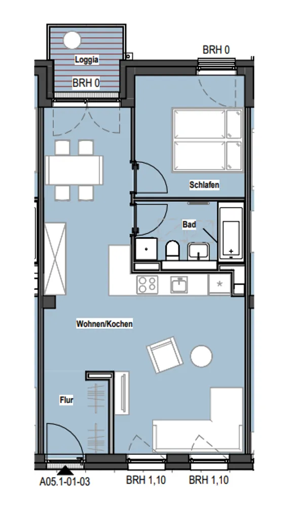 2 Zimmer Wohnung mit 56 m² in Dresden – Bild 2