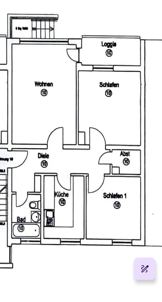3 Zimmer Wohnung mit 64 m² in Köln – Bild 2