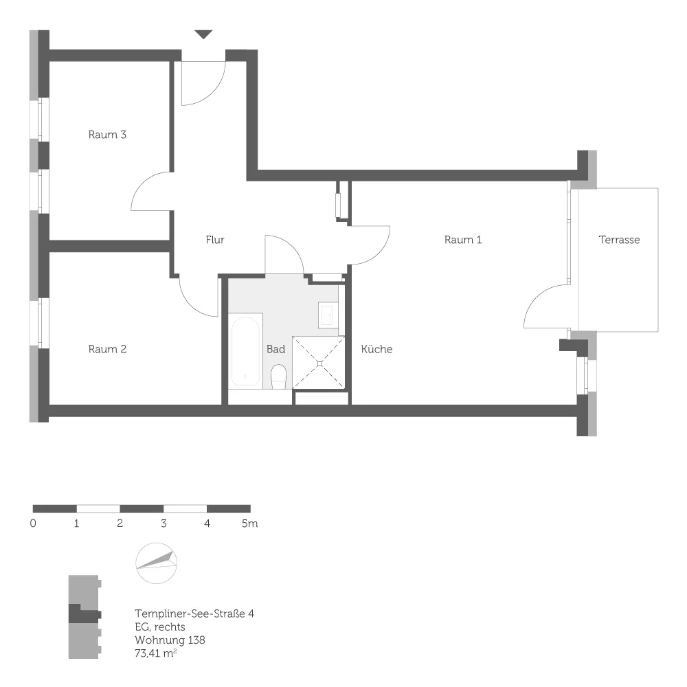 3 Zimmer Wohnung mit 73 m² in Berlin – Bild 8