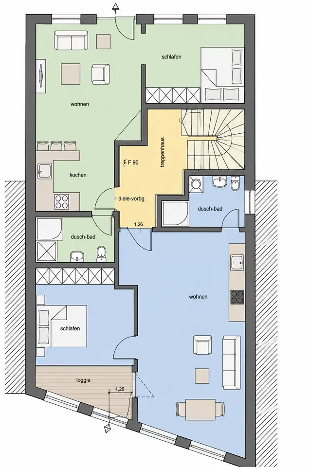 2 Zimmer Wohnung mit 51 m² in Coesfeld – Bild 5