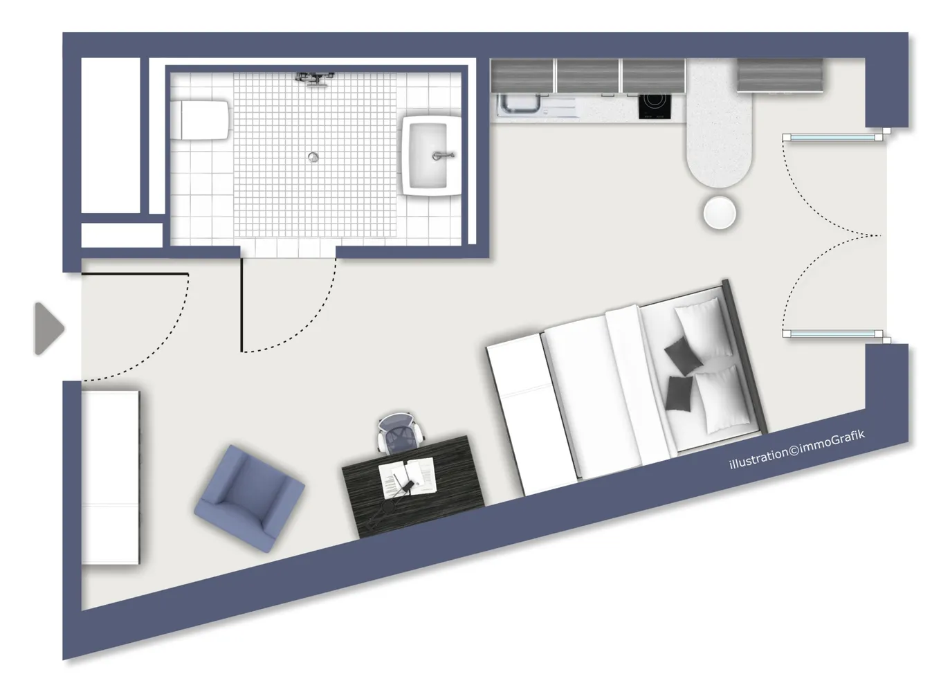 1 Zimmer Wohnung mit 29 m² in Mainz – Bild 11