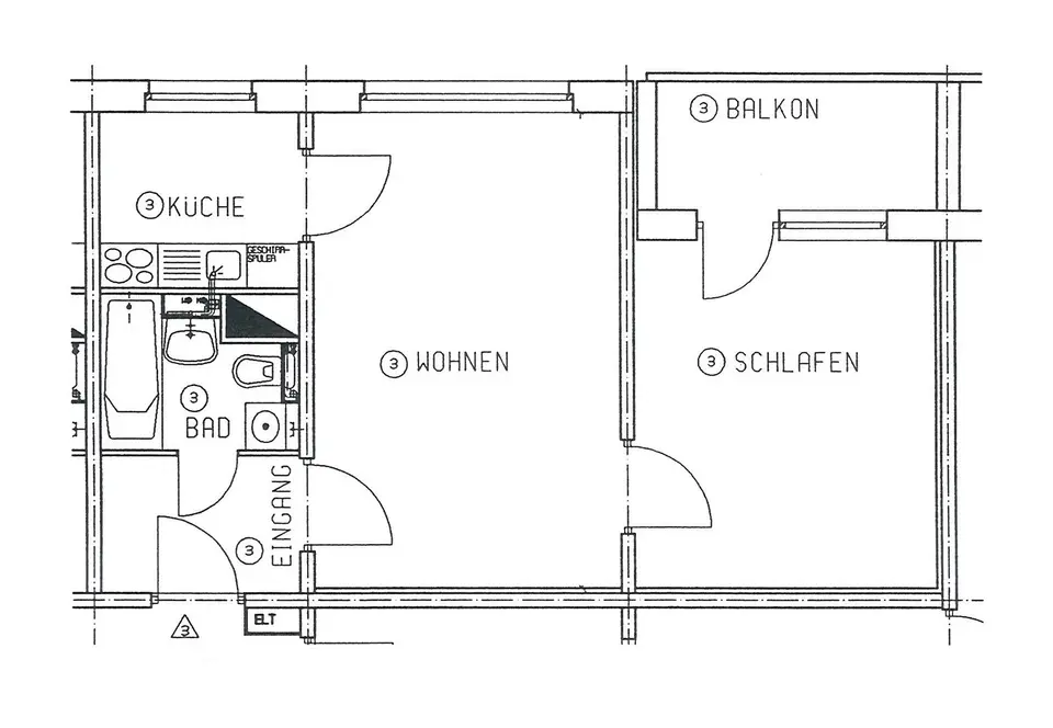 2 Zimmer Wohnung mit 44 m² in Chemnitz – Bild 8