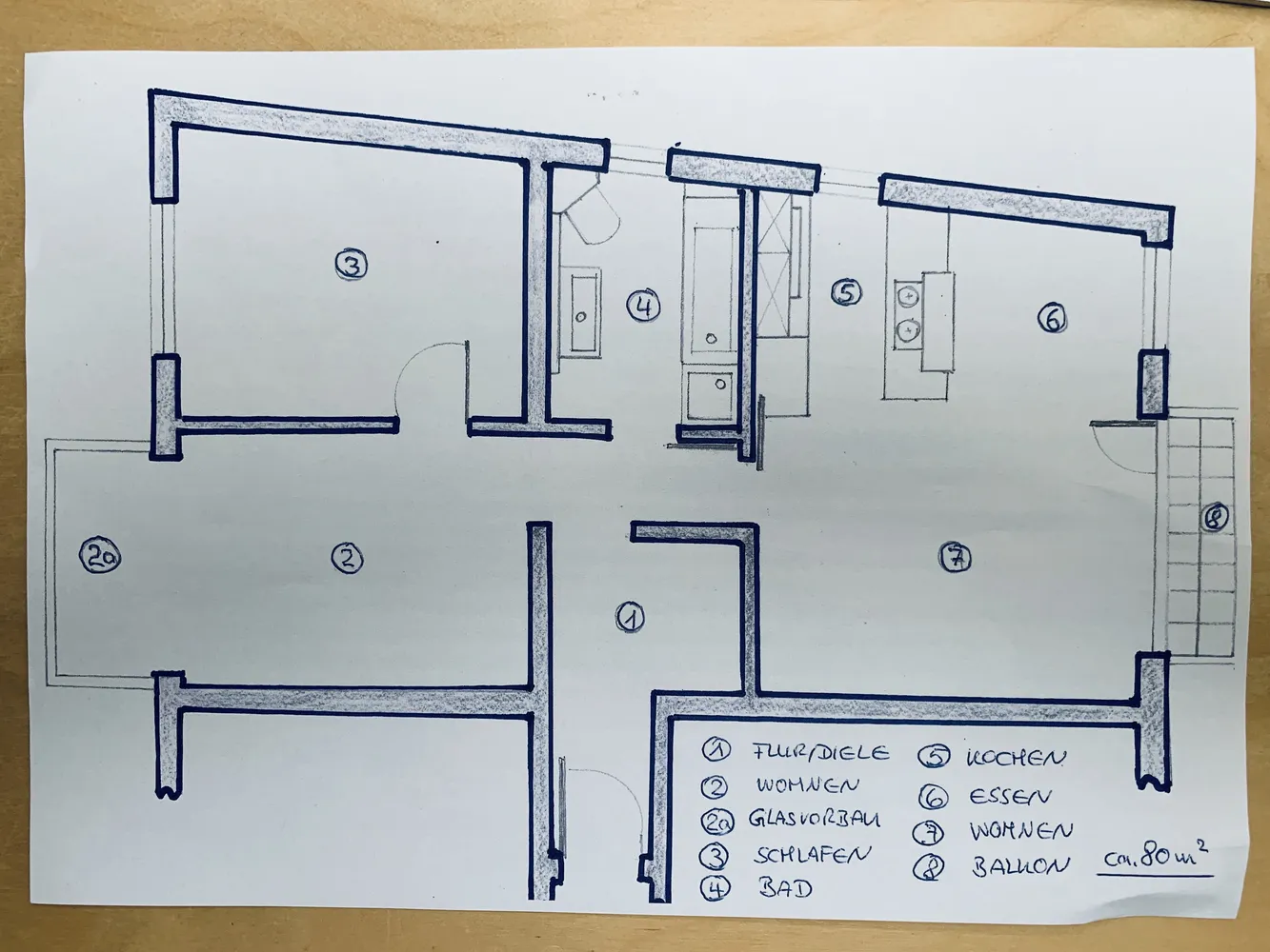 3 Zimmer Wohnung mit 80 m² in Karlsruhe – Bild 4