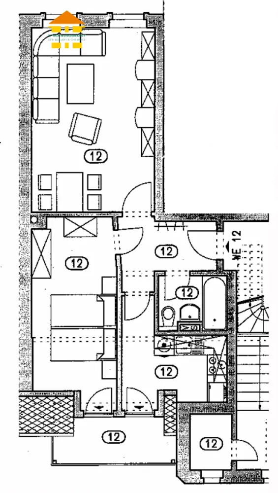 2 Zimmer Wohnung mit 54 m² in Chemnitz – Bild 2