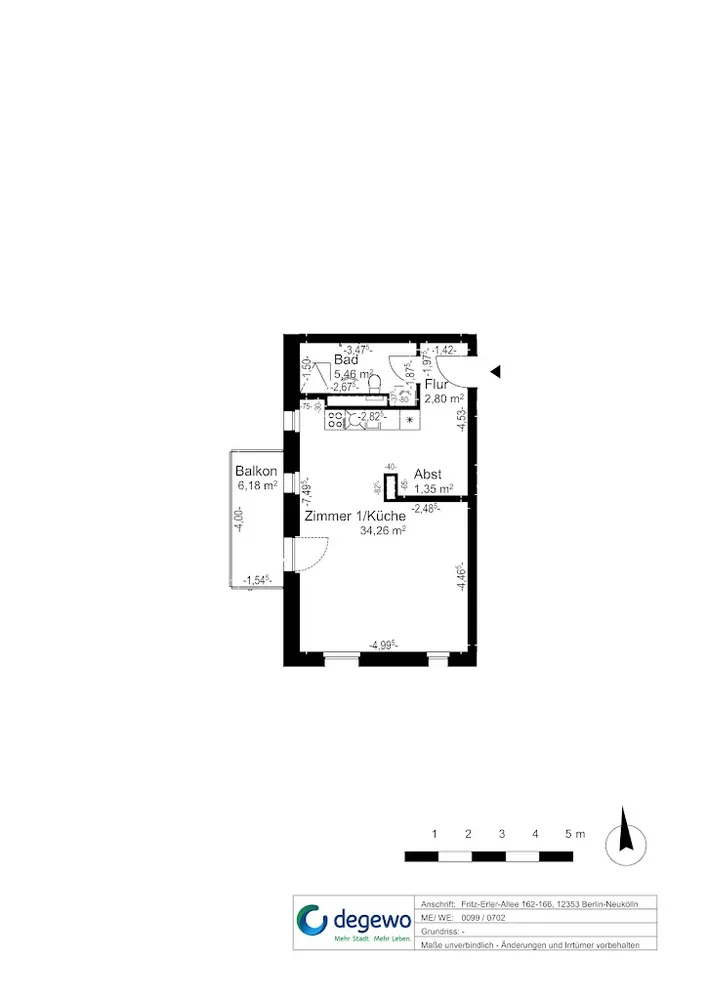 1 Zimmer Wohnung mit 47 m² in Berlin – Bild 8