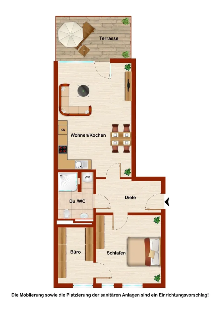 3 Zimmer Wohnung mit 74 m² in Euskirchen – Bild 4