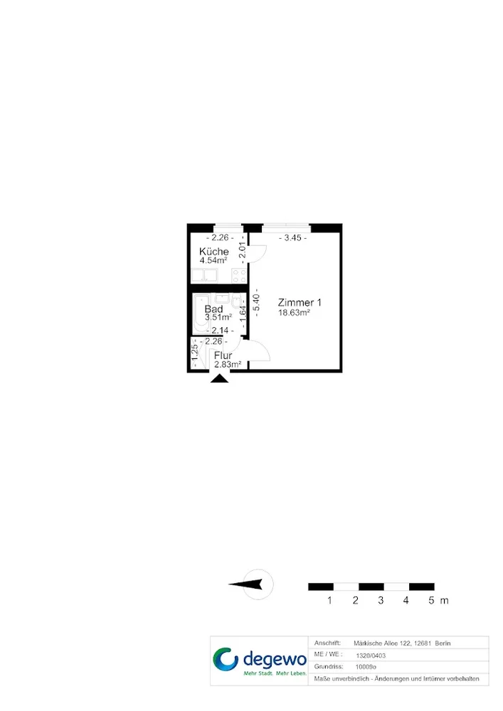 1 Zimmer Wohnung mit 29 m² in Berlin – Bild 10