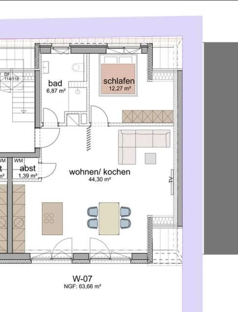 2 room apartment with 64 m² in Hanover – Photo 2