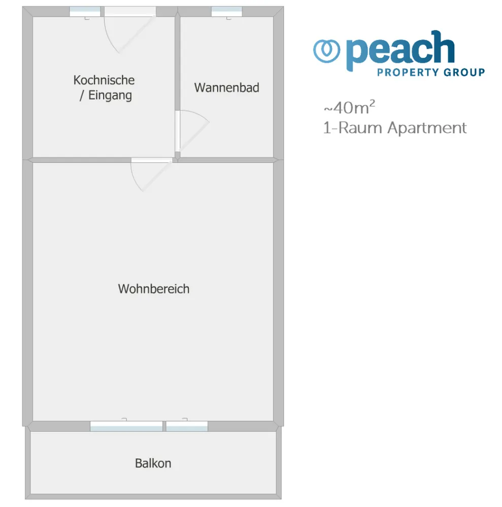 1 Zimmer Wohnung mit 40 m² in Essen – Bild 9