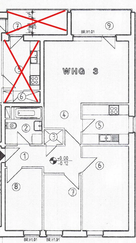 4 Zimmer Wohnung mit 74 m² in Schwerin – Bild 2